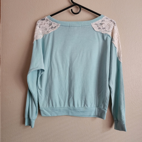 Teal/Mint LongSleeve Top - Picture 5 of 6
